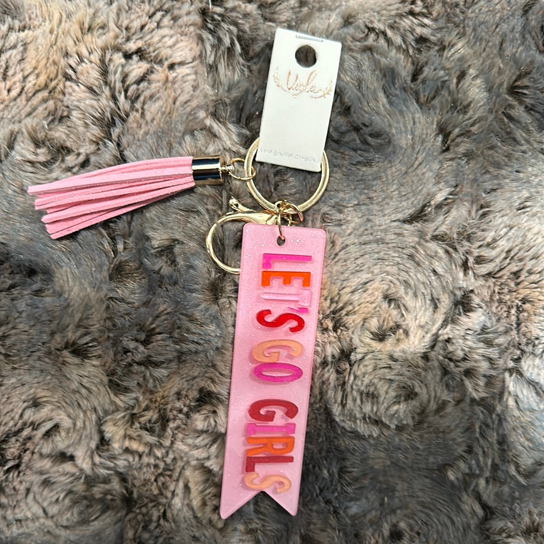 Let’s Go Girls Keychain