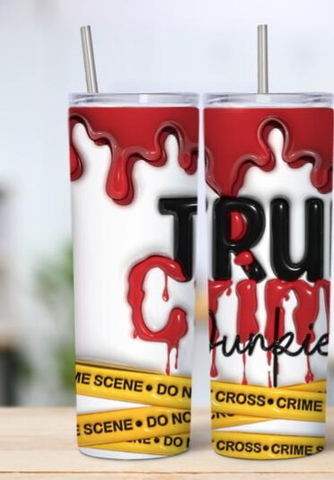 3D True Crime Tumbler