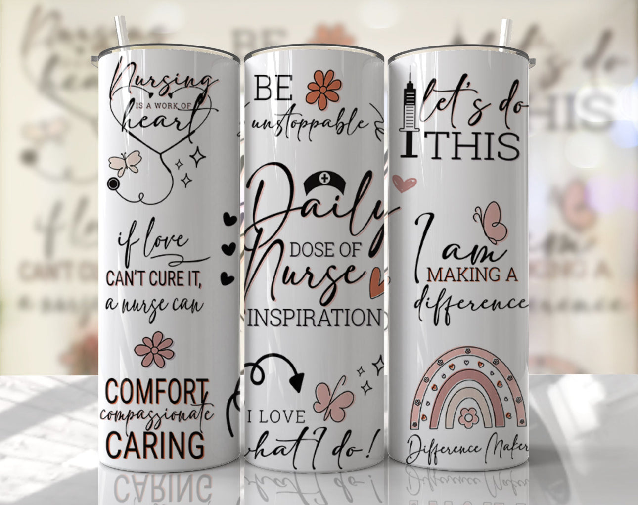 Daily Nurse Inspiration Tumbler