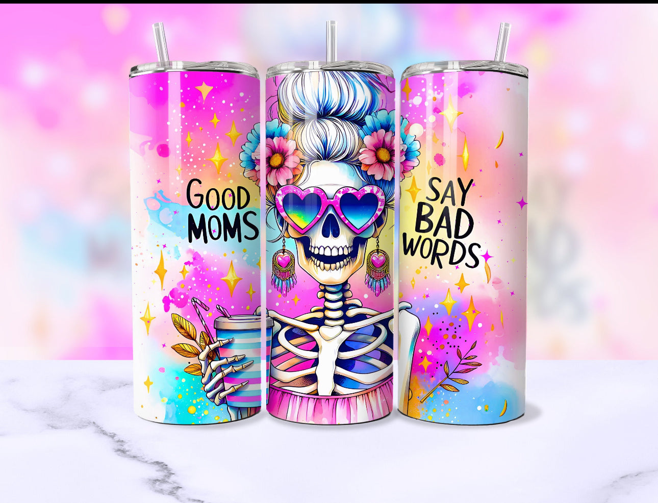 Good Moms Say Bad Words Tumbler