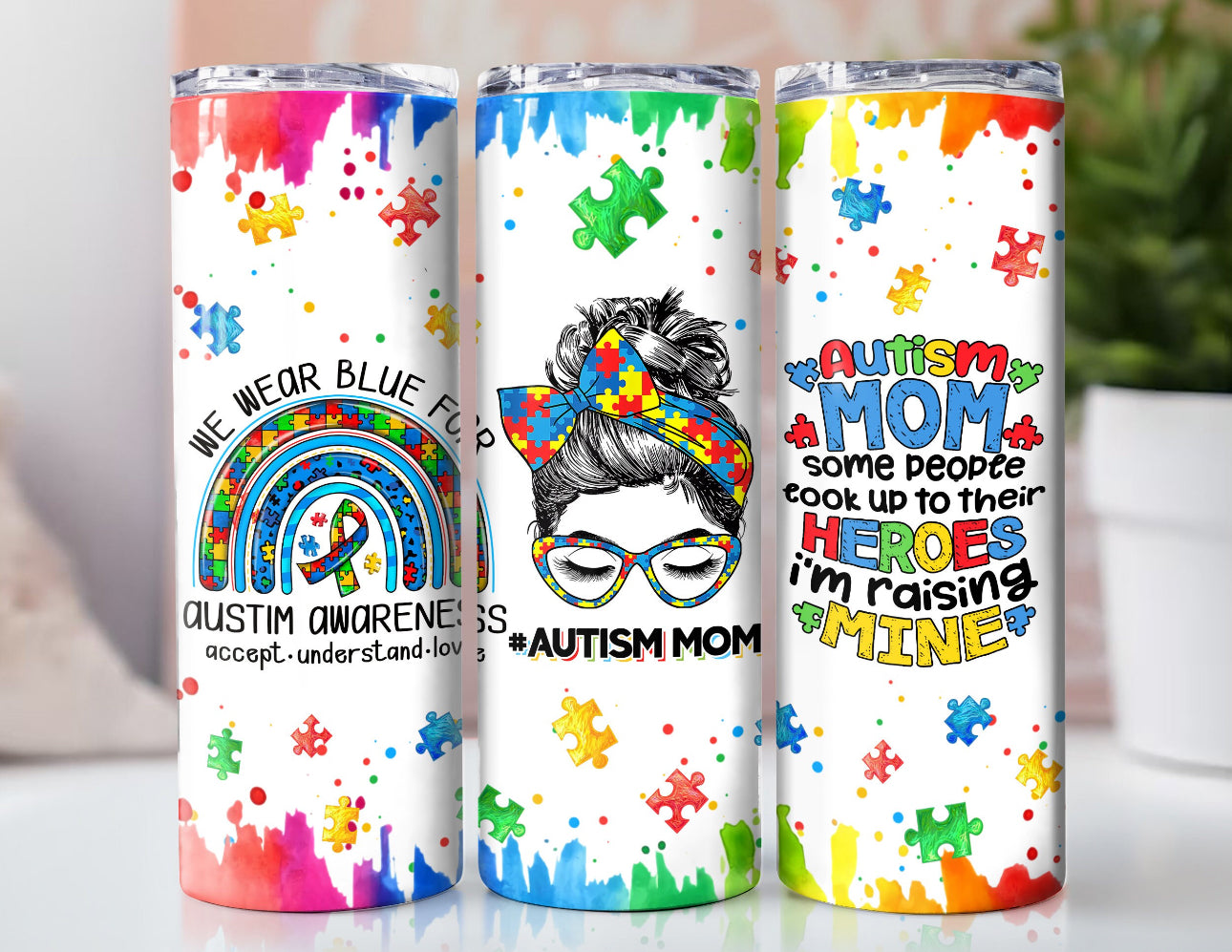 Autism Mom Tumbler