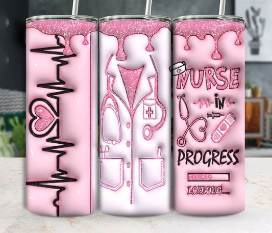 Nurse in Progress Tumbler