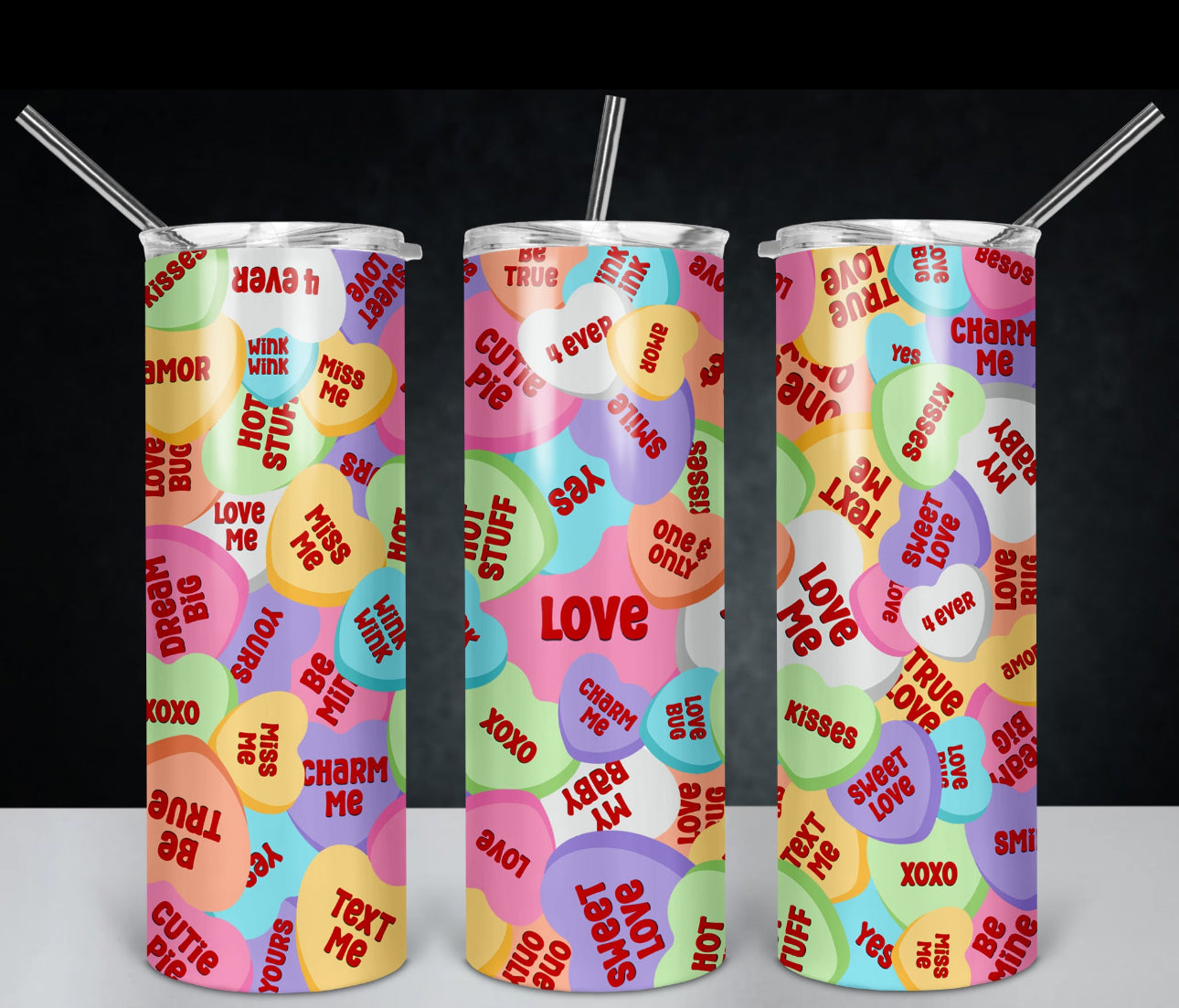 Candy Heart Tumbler