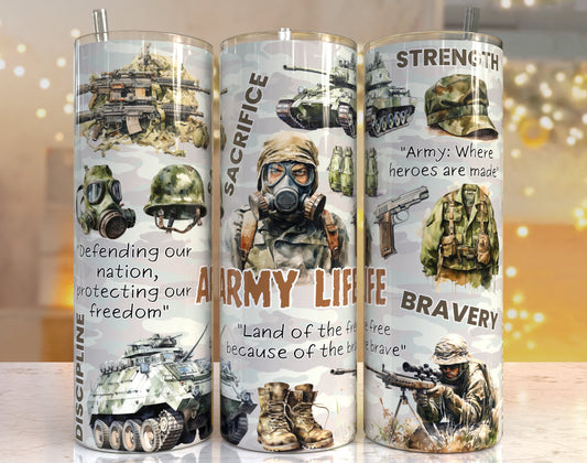 Army Life Tumbler