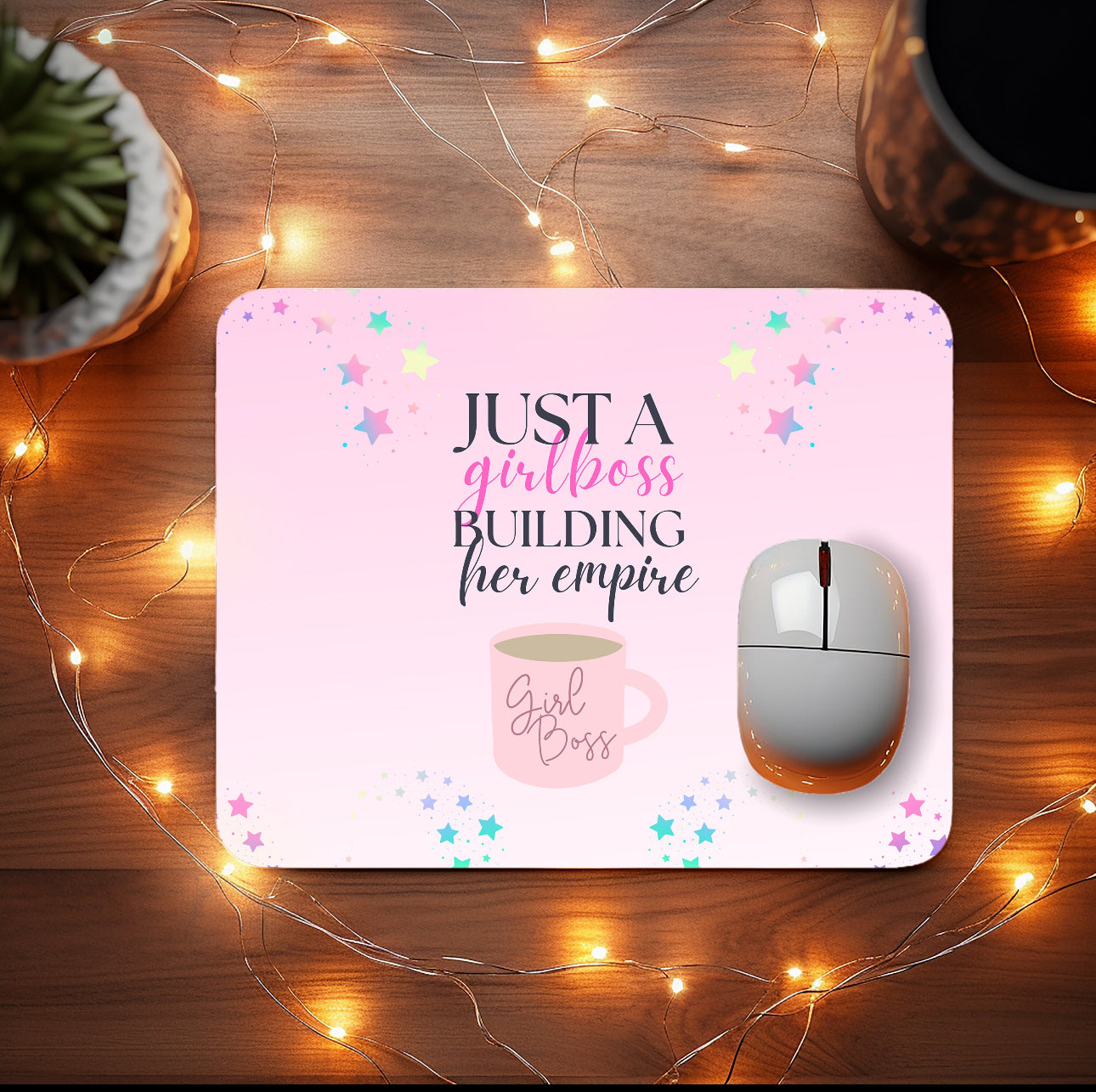 Girl Boss Mousepad