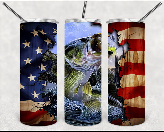 American Fishing Tumbler