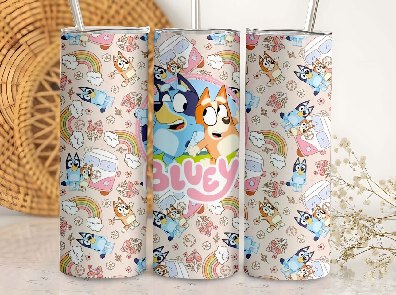 Bluey Collage Tumbler