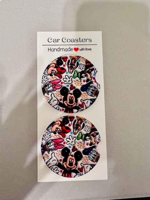 Mickey Collage Car Coaster