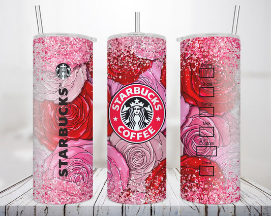 Valentines Rose Tumbler