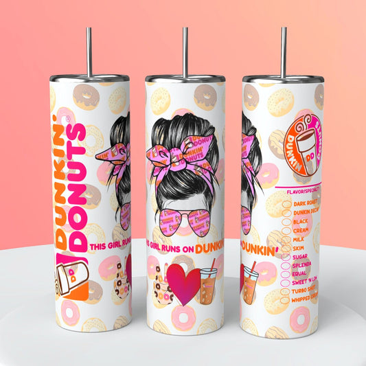 Dunkin’ Donuts 20oz Skinny Tumbler