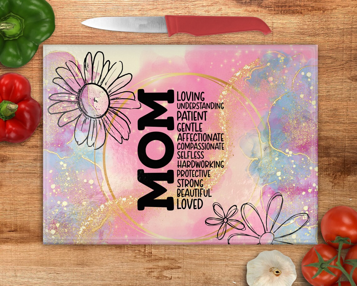 Mother's Glass Cutting Board