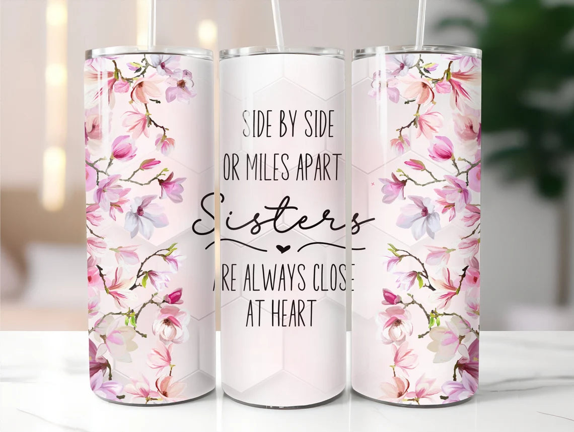 Floral Sister Tumbler