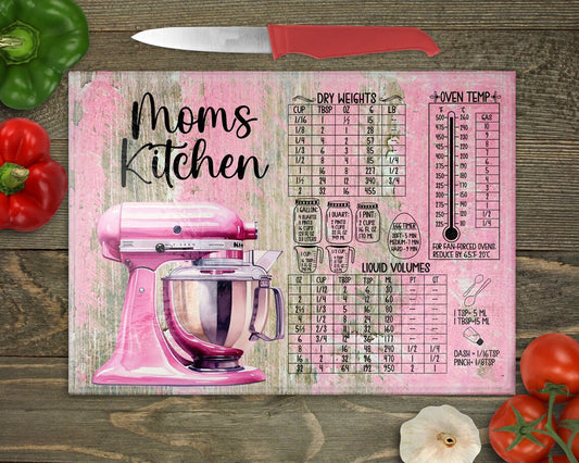 Mom's Kitchen Glass Cutting Board