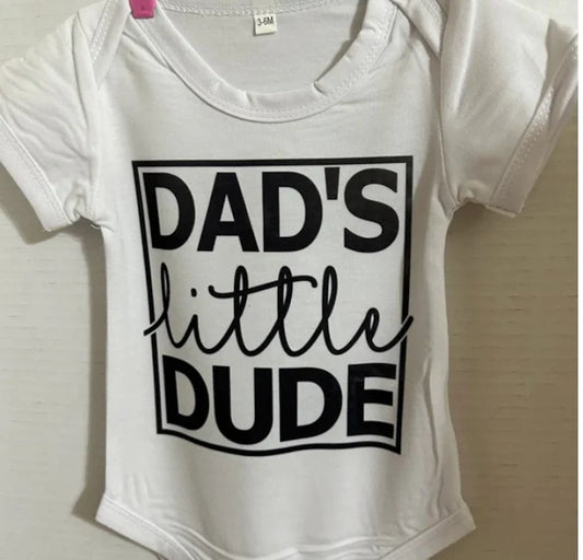 Dad's Little Dude Onesie