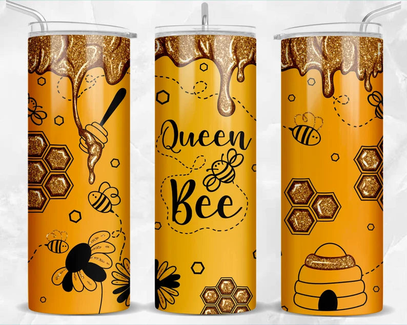 Queen Bee Mini Bee 12 oz Sippy Cup/ 20 oz Tumber Duo