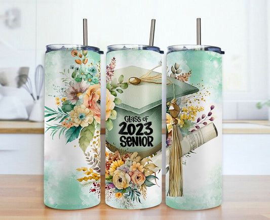 Class of 2023 Senior 20oz Skinny Tumbler