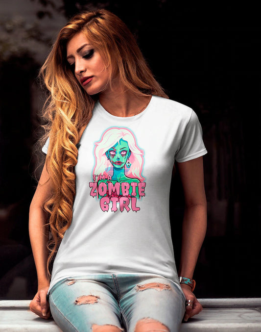 Im a Zombie Girl T-Shirt