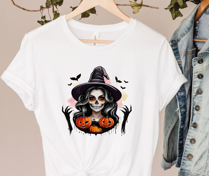 Halloween Witch Girl Magic T-Shirt