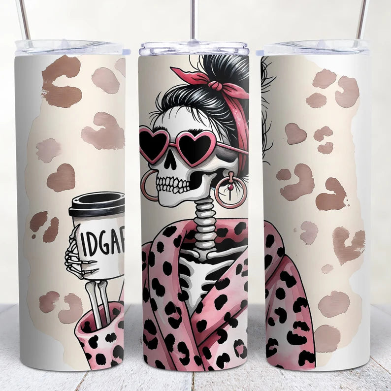 IDGAF 20oz Skinny Tumbler