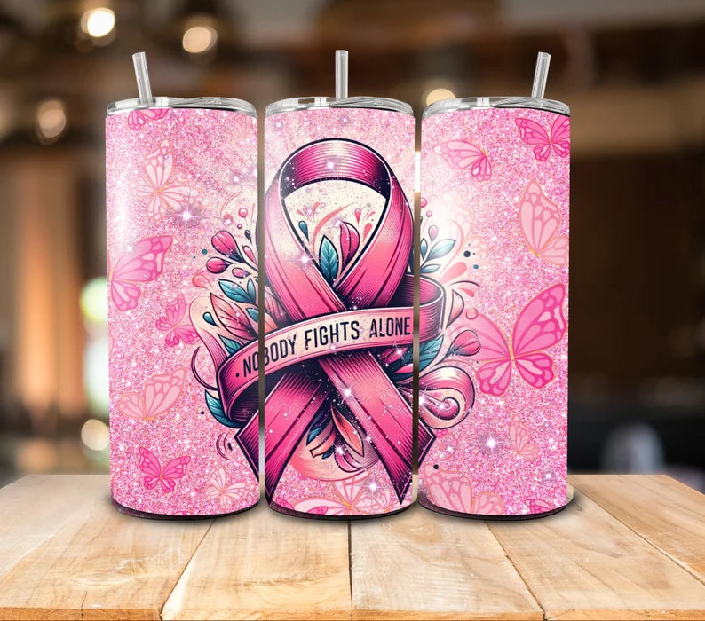 Support Breast Cancer Awareness Tumbler