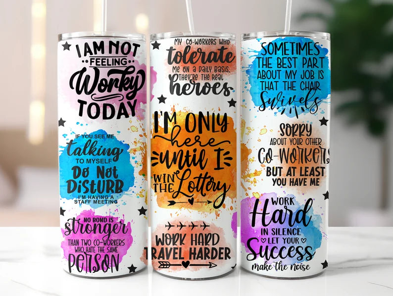 Funny Office20oz Skinny Tumbler